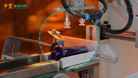 Jednokolorowa automatyczna maszyna do sitodruku do okrągłych kwadratowych owalnych butelek 4